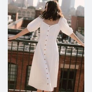 Urban Outfitters Maria puffy sleeve midi dress